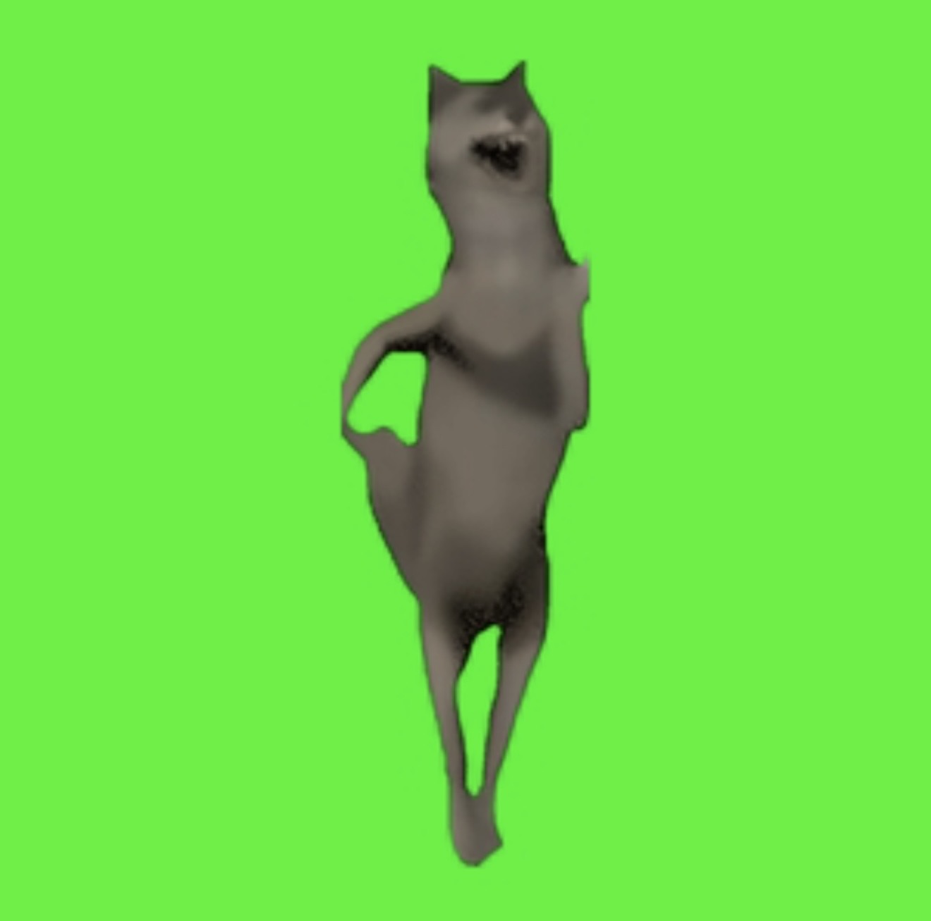 WOLFPACK mascot on neon green background